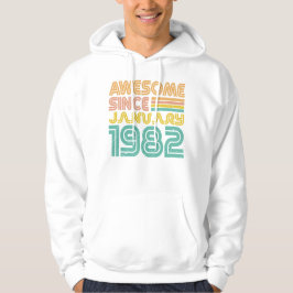 Sudadera Increíble desde enero de 1982, año de cumpleaños