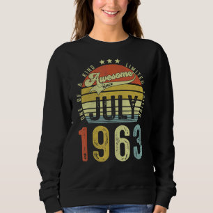 Sudadera Increíble desde julio de 1963: 59º cumpleaños para