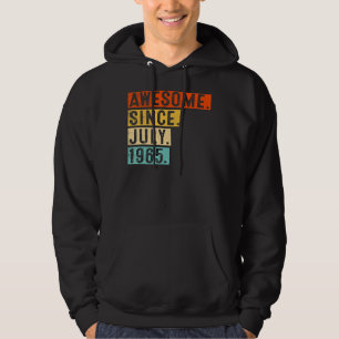 Sudadera Increíble desde julio de 1965: 57º cumpleaños