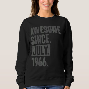 Sudadera Increíble desde julio de 1966 56 años de edad 56 a