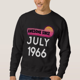 Sudadera Increíble desde julio de 1966 Cumpleaños 1966 Juli