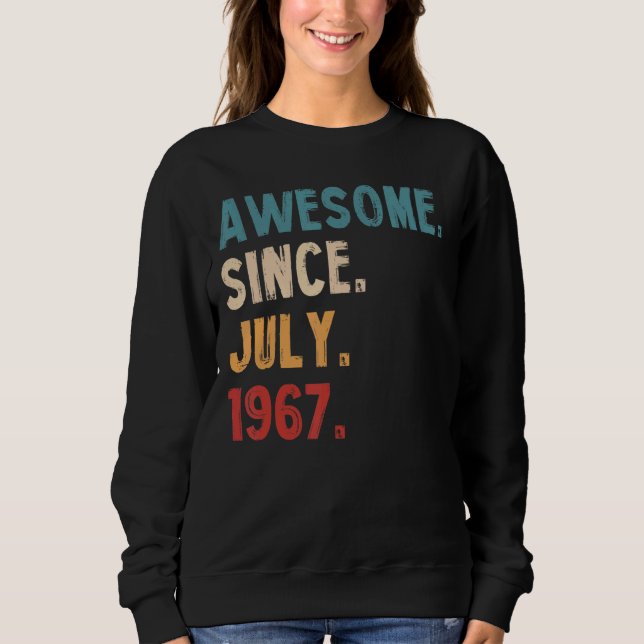 Sudadera Increíble desde julio de 1967: 55º cumpleaños (Anverso)