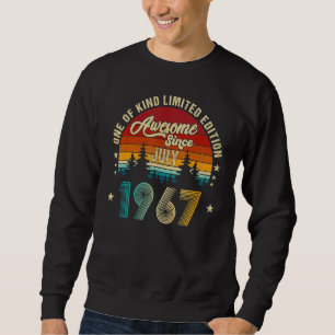 Sudadera Increíble desde julio de 1967 55º cumpleaños 55 añ