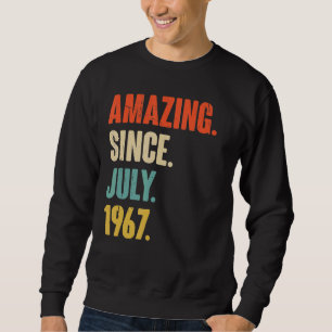 Sudadera Increíble desde julio de 1967 regalo de 55 años 55