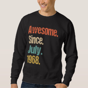 Sudadera Increíble desde julio de 1968 54ª cosecha de cumpl