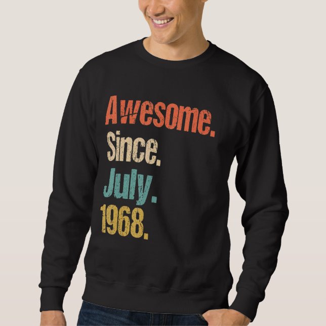 Sudadera Increíble desde julio de 1968 54ª cosecha de cumpl (Anverso)