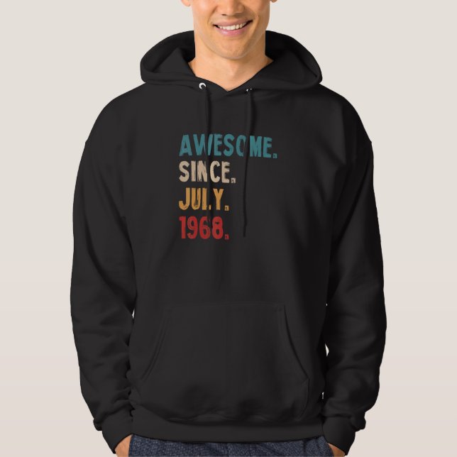 Sudadera Increíble desde julio de 1968: 54º cumpleaños (Anverso)