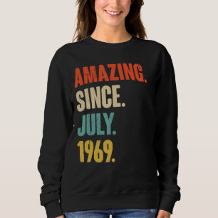 Sudadera Increíble desde julio de 1969 regalo de 53 años 53