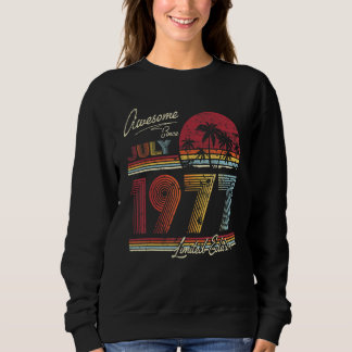 Sudadera Increíble desde julio de 1977 45 años 45 cumpleaño