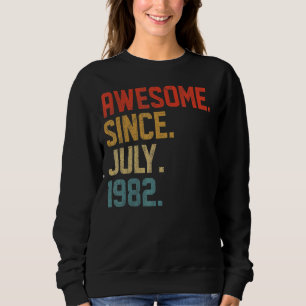 Sudadera Increíble desde julio de 1982 40 años