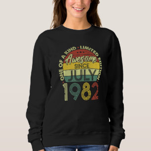 Sudadera Increíble desde julio de 1982 40 años de edad 40 a