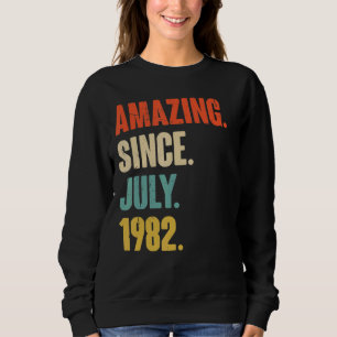 Sudadera Increíble desde julio de 1982 regalo de 40 años 40