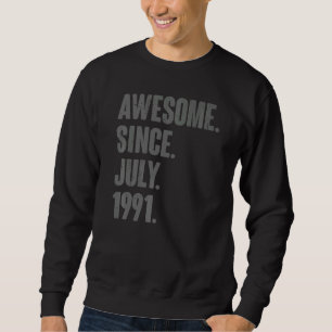 Sudadera Increíble desde julio de 1991 31 años