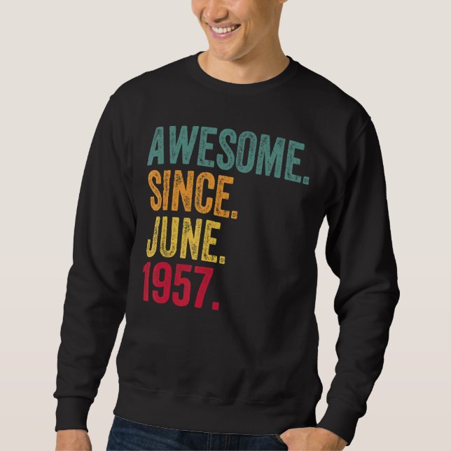 Sudadera Increíble desde junio de 1957: 65º cumpleaños (Anverso)