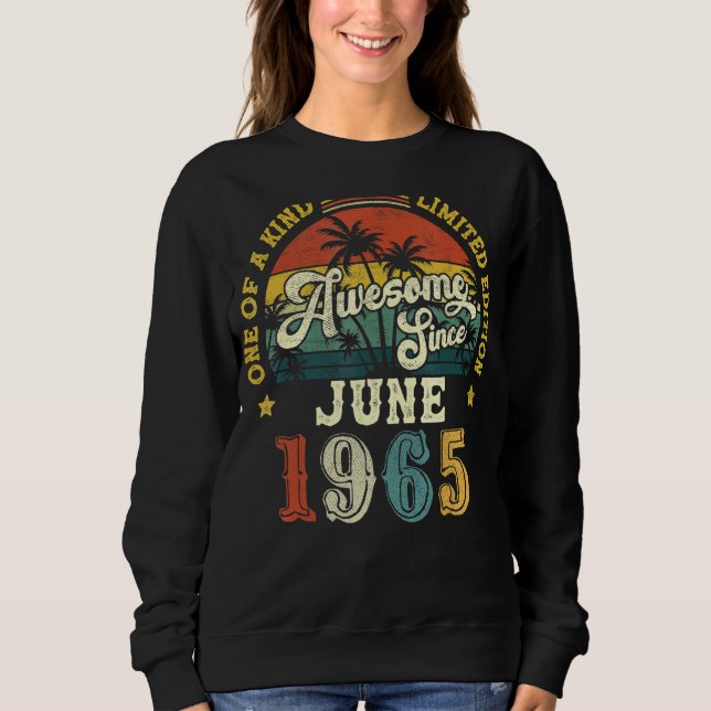 Sudadera Increíble desde junio de 1965: 57º cumpleaños (Anverso)