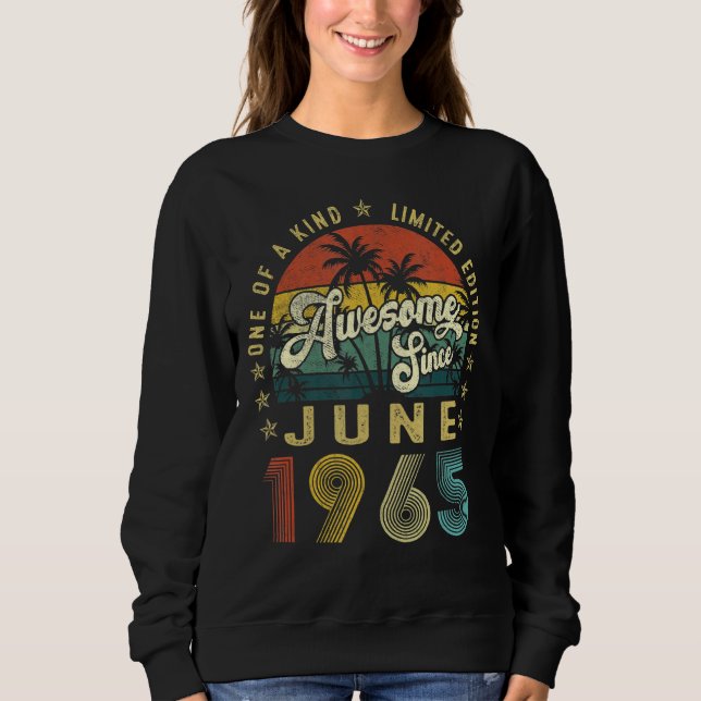 Sudadera Increíble desde junio de 1965: 57º cumpleaños de l (Anverso)