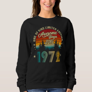 Sudadera Increíble desde junio de 1972 50 años de edad 27 c