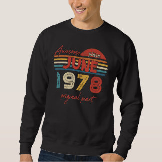 Sudadera Increíble desde junio de 1978 Parte Original