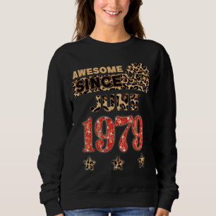 Sudadera Increíble desde junio de 1979 cumpleaños del leopa