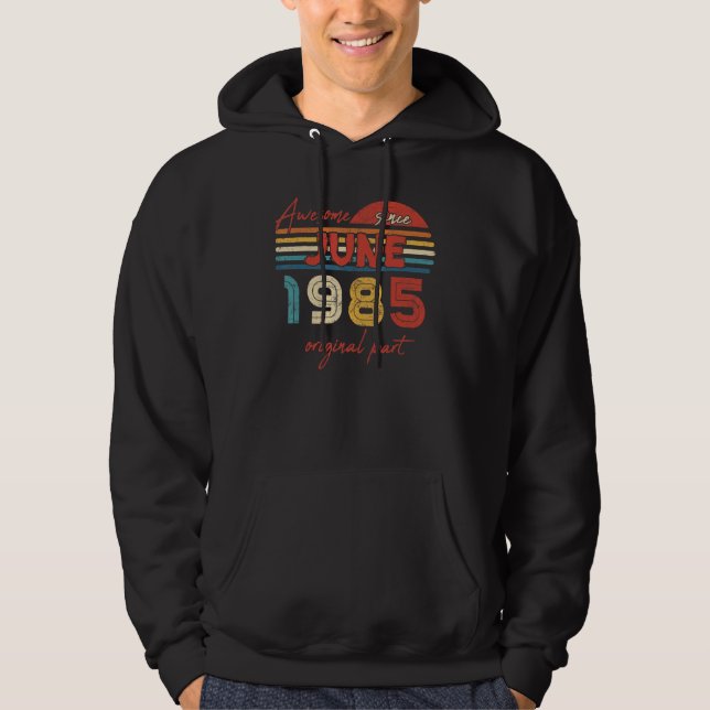 Sudadera Increíble desde junio de 1985 Parte Original (Anverso)