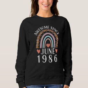Sudadera Increíble Desde Junio De 1986 Para Mujeres Y Hombr