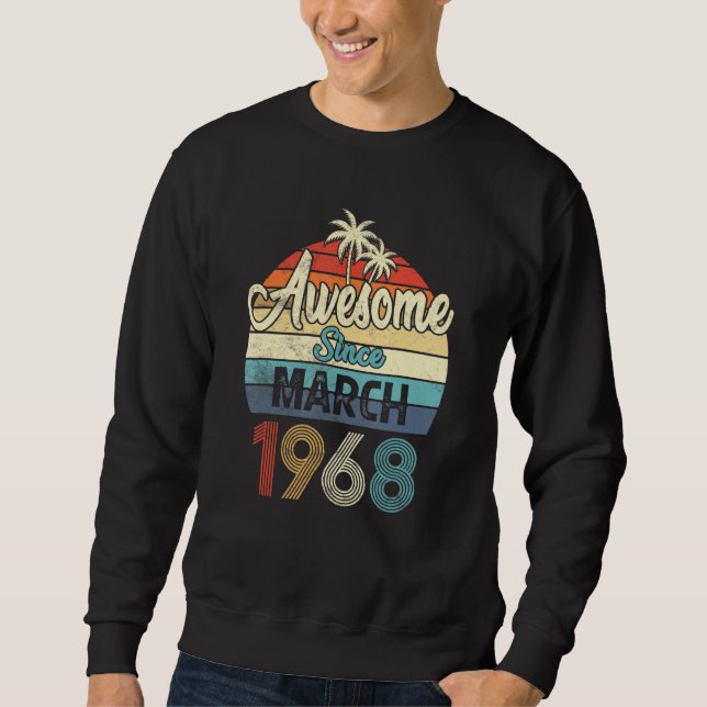 Sudadera Increíble desde marzo de 1968: 54º cumpleaños (Anverso)