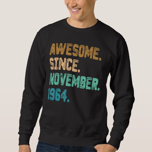 Sudadera Increíble desde noviembre de 1964: 58º cumpleaños (Anverso)