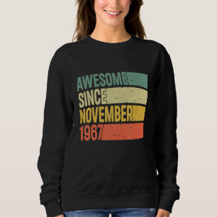 Sudadera Increíble desde noviembre de 1967 Regalos de 55 añ