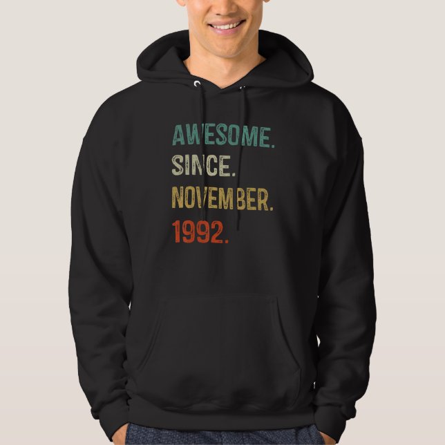 Sudadera Increíble desde noviembre de 1992 30º cumpleaños 3 (Anverso)