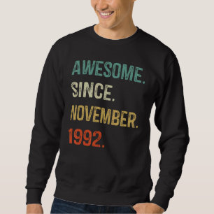 Sudadera Increíble desde noviembre de 1992 30º cumpleaños 3