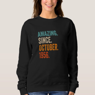 Sudadera Increíble desde octubre de 1956 66ª Prima por cump