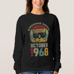 Sudadera Increíble desde octubre de 1968: 54º gato por cump
