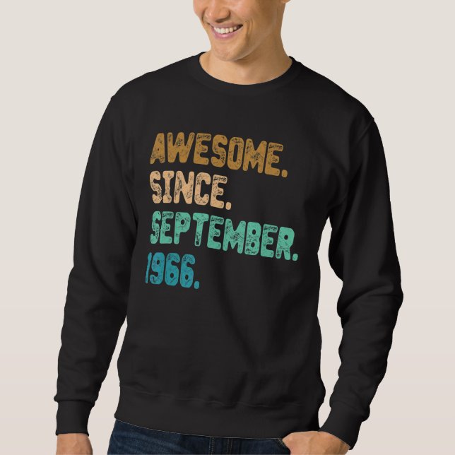 Sudadera Increíble desde septiembre de 1966: 56º cumpleaños (Anverso)