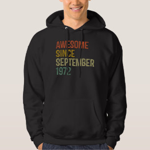 Sudadera Increíble desde septiembre de 1972 50º cumpleaños 