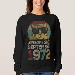 Sudadera Increíble desde septiembre de 1972: 50.º gato