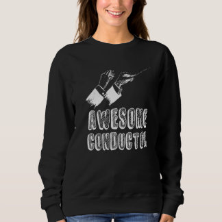 Sudadera Increíble director con batuta en orquesta de músic