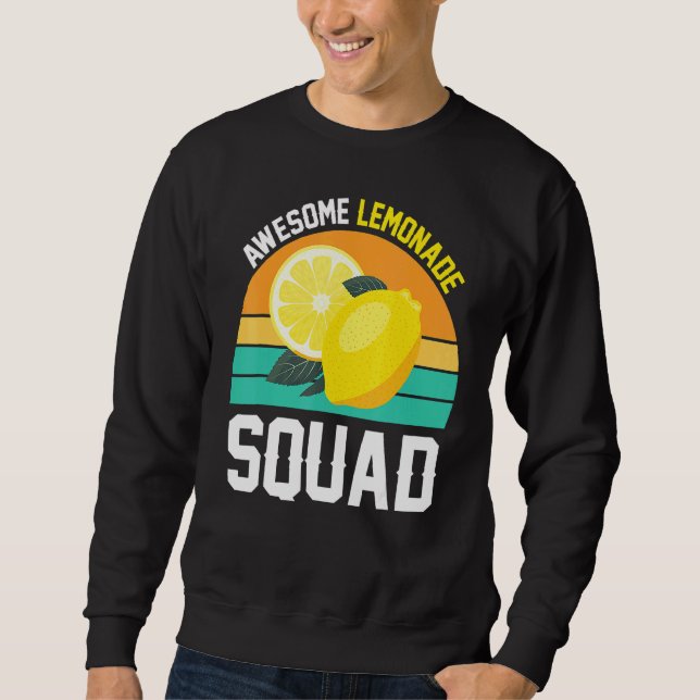 Sudadera Increíble equipo de limonada Limón Fruta  Verano V (Anverso)