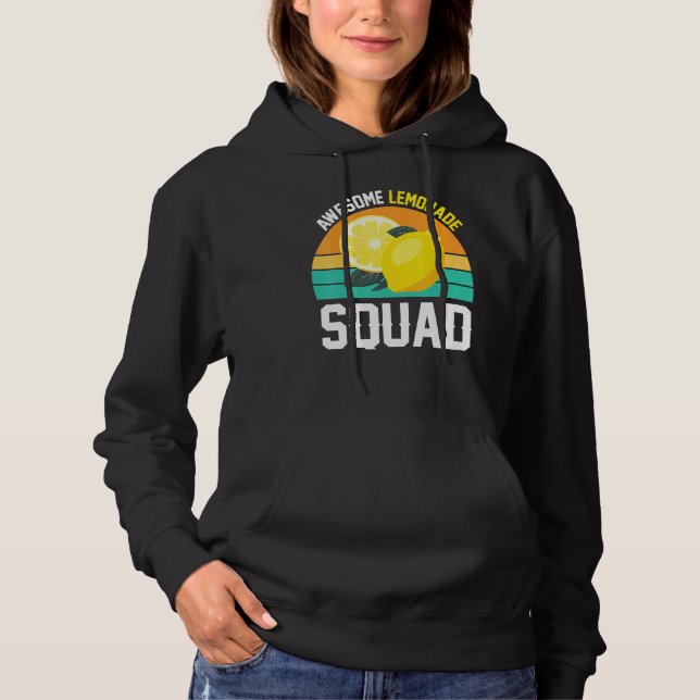 Sudadera Increíble equipo de limonada Limón Fruta  Verano V (Anverso)