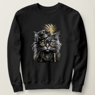 Sudadera Increíble gato steampunk