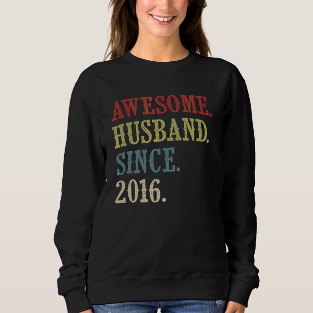 Sudadera Increíble marido desde el 6 aniversario de los Bod (Anverso)