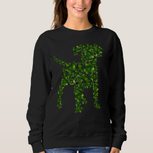Sudadera Increíble perro de trébol de San Patricio para ama