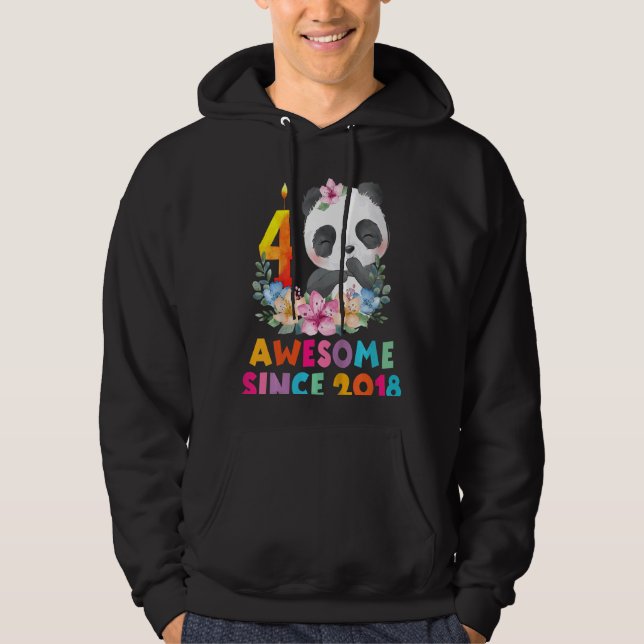 Sudadera Increíble situación de los niños desde 2018, cuart (Anverso)