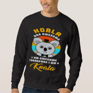 Sudadera Increíble soy Koala Retro Disfraz Gracioso Sencill