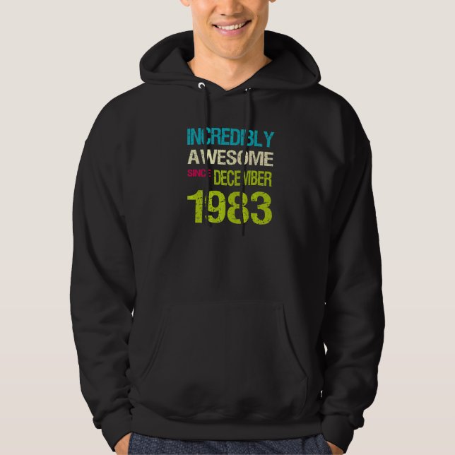 Sudadera Increíblemente Asombroso Desde El Cumpleaños De Di (Anverso)