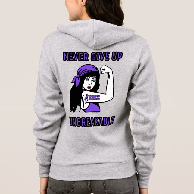 Sudadera INDESAYUNABLE... Epilepsia (Reverso)