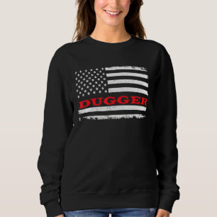 Sudadera Indiana Americana Bandera Dugger Usa Patriotic Sou