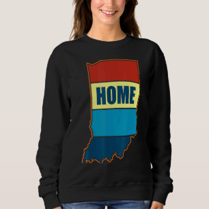 Sudadera Indiana Home State Retro Bean Bag Skyline