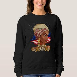 Sudadera Índice de Mes de Historia Negra de mujer Chica de
