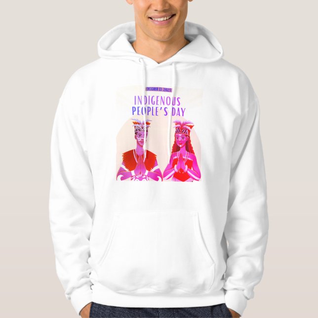 Sudadera Indigenous People’s Day 2025 – Modern Cultural Cel (Anverso)