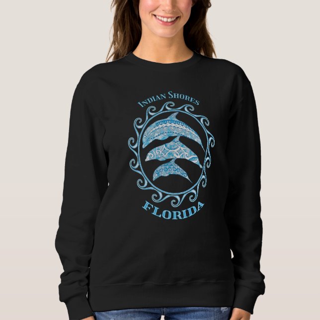 Sudadera Indios de la costa Florida delfines tribales anima (Anverso)